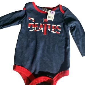 BNWT Beatles onesie sz 12-18m